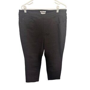 Westbound Petites Jeggings Black The Park Avenue Fit Womans 14PS